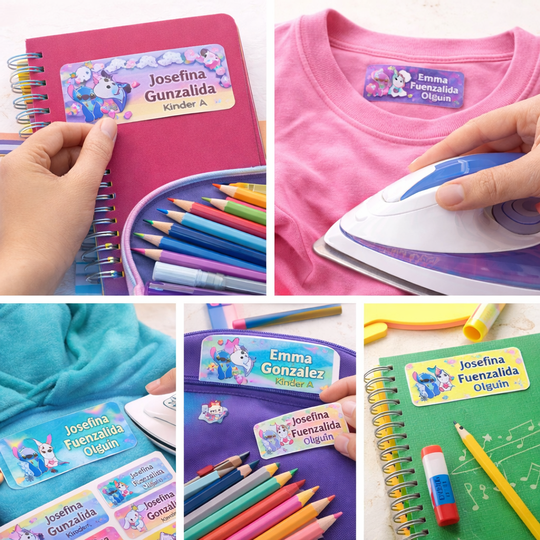 Promo Etiqueta Escolar + Etiqueta de Ropa 3