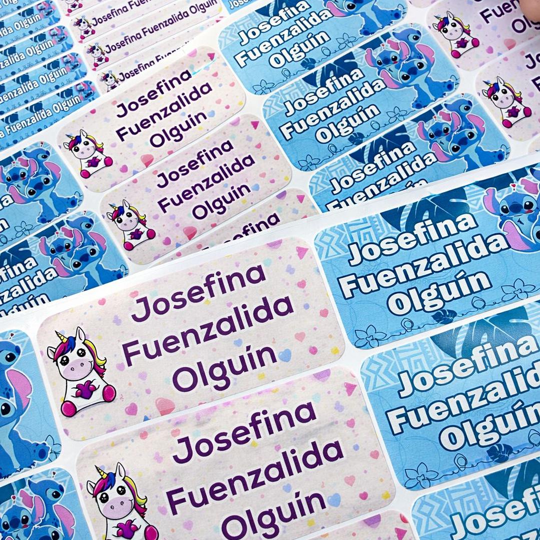 Promo Etiqueta Escolar + Etiqueta de Ropa 4