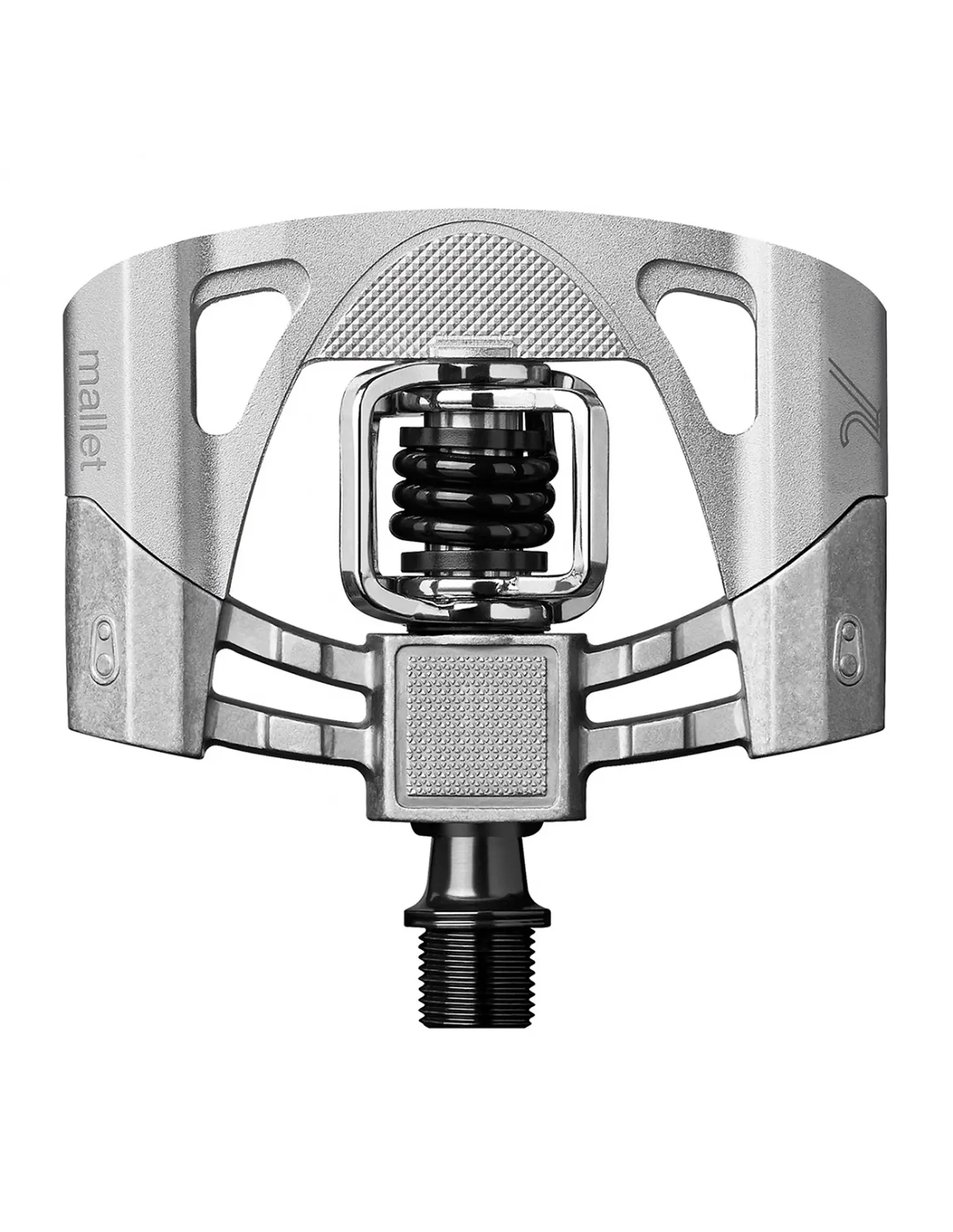 PEDAL CRANK BROTHERS MALLET 2 RAW/SILVER 1