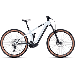 BICICLETA CUBE STEREO HYBRID 140 HPC PRO 625 FROSTWHITE´N´GREY