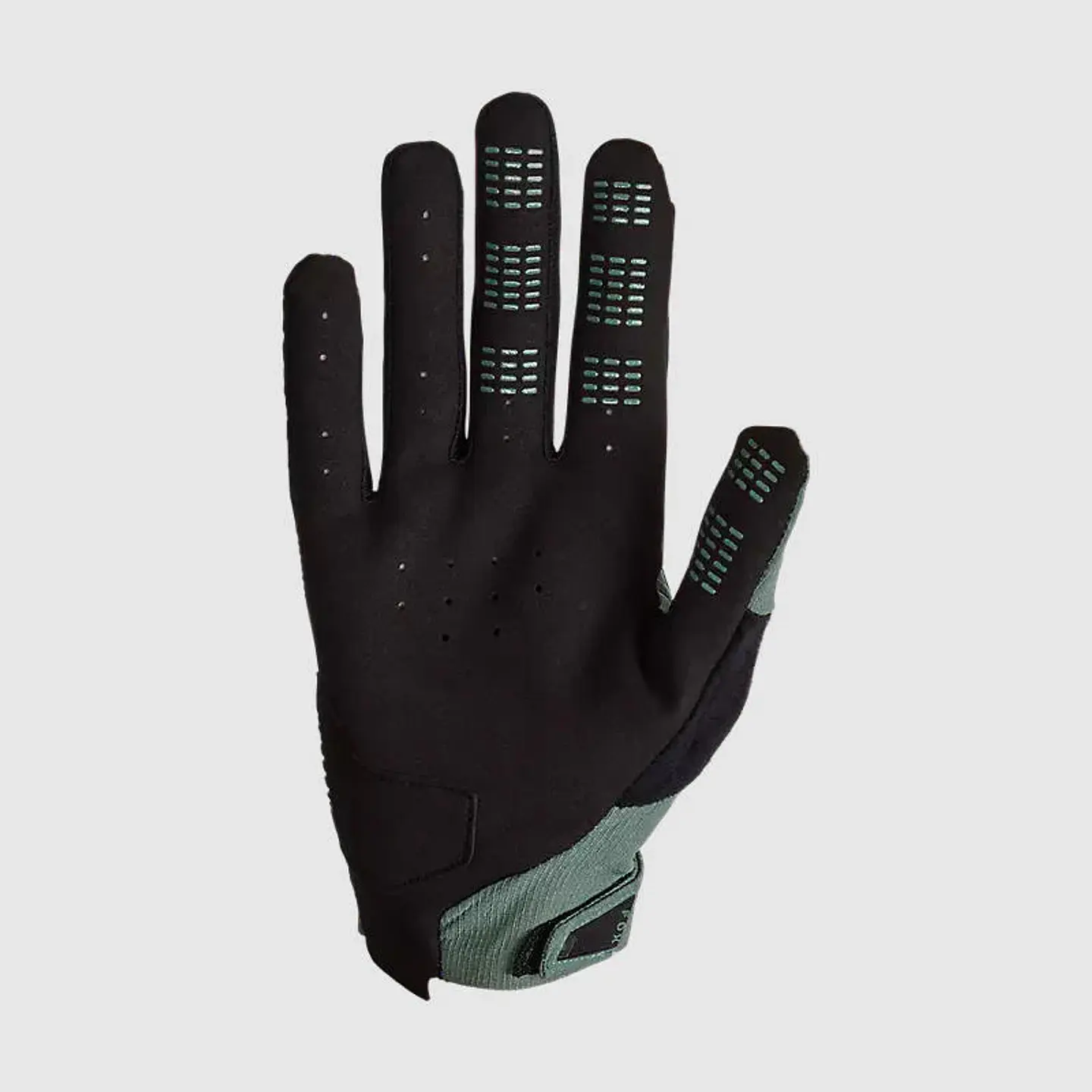 Guantes Bicicleta Defend D3O Verde Oscuro Fox 3