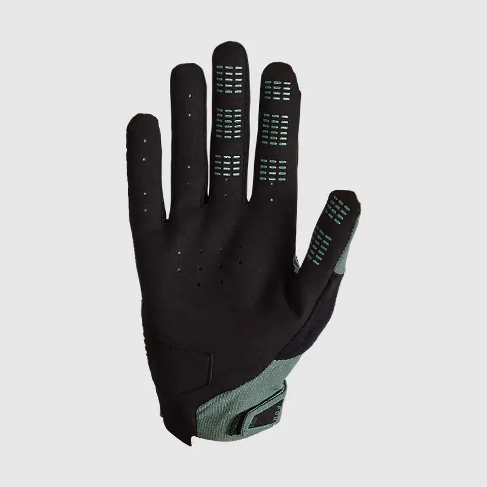 Guantes Bicicleta Defend D3O Verde Oscuro Fox 3