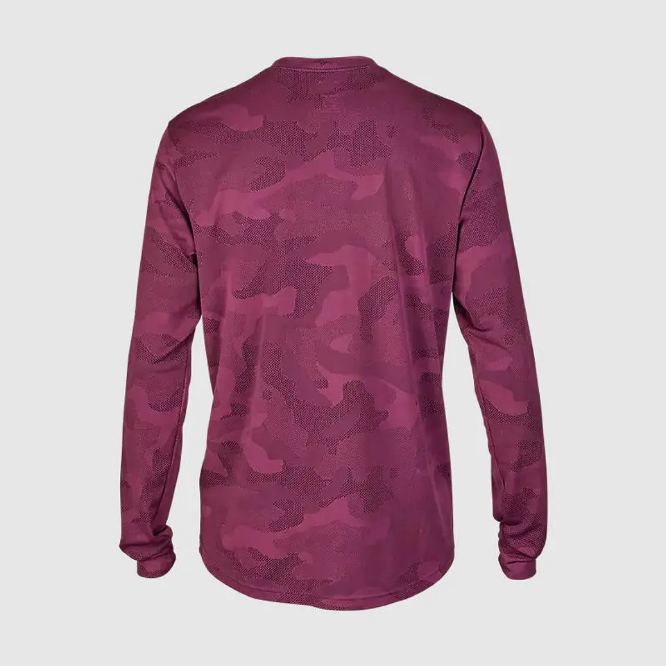 Polera Bicicleta Ranger TruDri™ Manga Larga Morado Fox 2