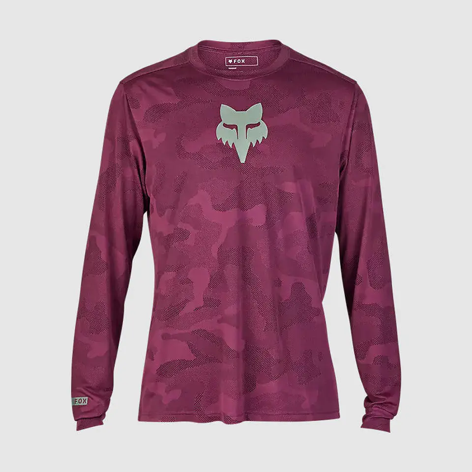 Polera Bicicleta Ranger TruDri™ Manga Larga Morado Fox 1