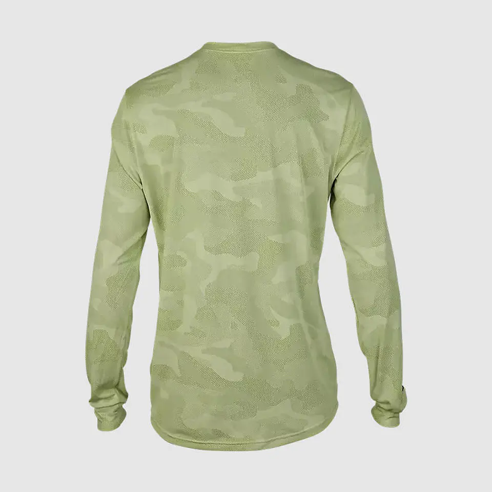 Polera Bicicleta Ranger TruDri™ Manga Larga Verde Fox 2