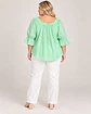 Blusa Rue+Broderie Menta Pastel - Miniatura 3