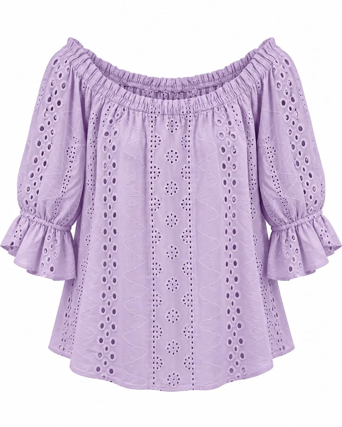 Blusa Rue+Broderie Lavanda  1