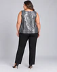 Blusa Notations Woman Silk - Miniatura 3