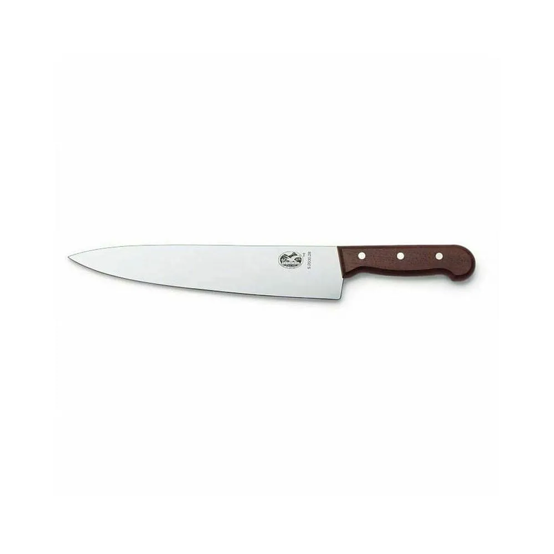 Cuchillo Cocina Rosewood color Café. Hoja 22 cm. Victorinox 2