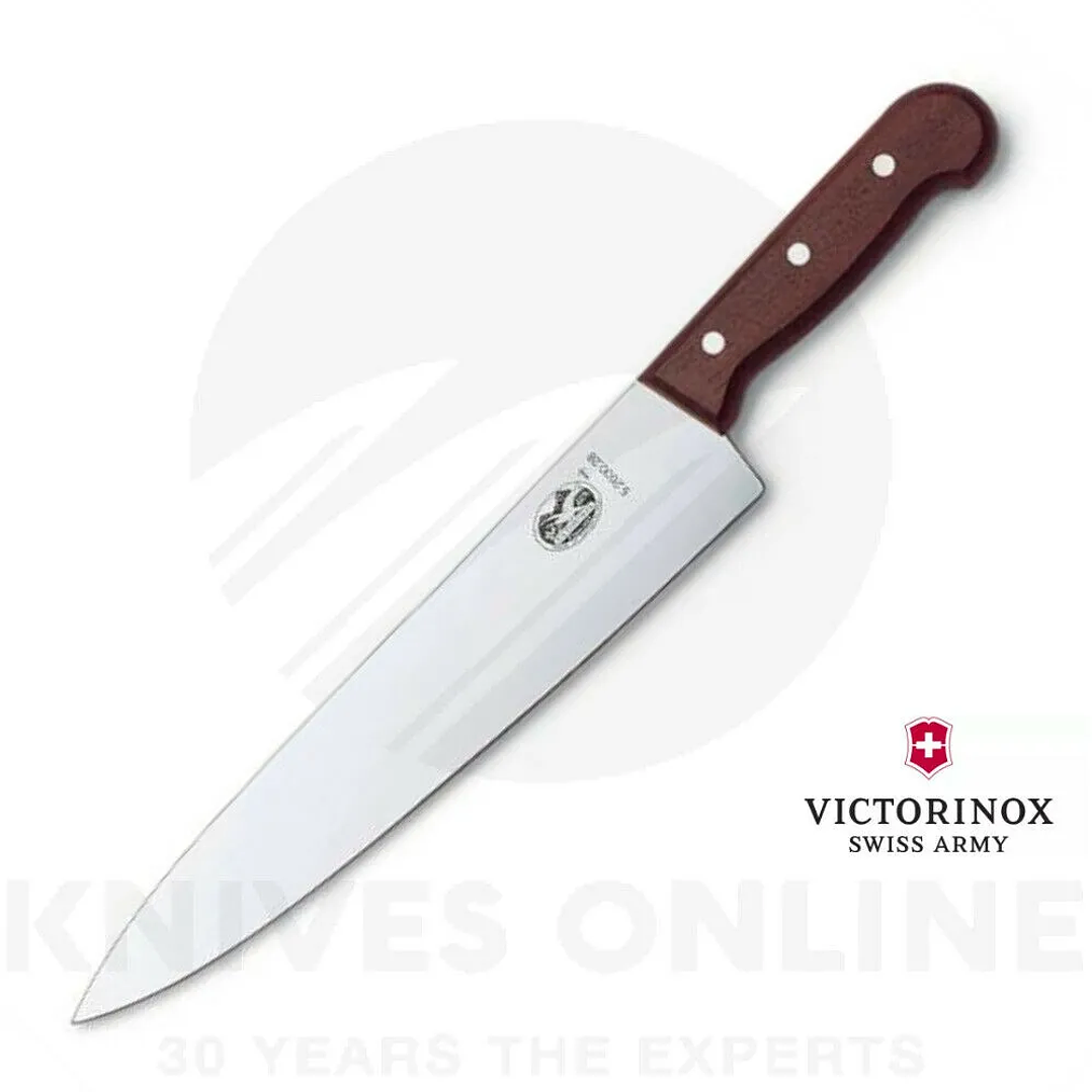 Cuchillo Cocina Rosewood color Café. Hoja 22 cm. Victorinox 1