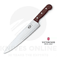 Cuchillo Cocina Rosewood color Café. Hoja 22 cm. Personalizado - Miniatura 2