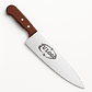 Cuchillo Cocina Rosewood color Café. Hoja 22 cm. Personalizado - Miniatura 1