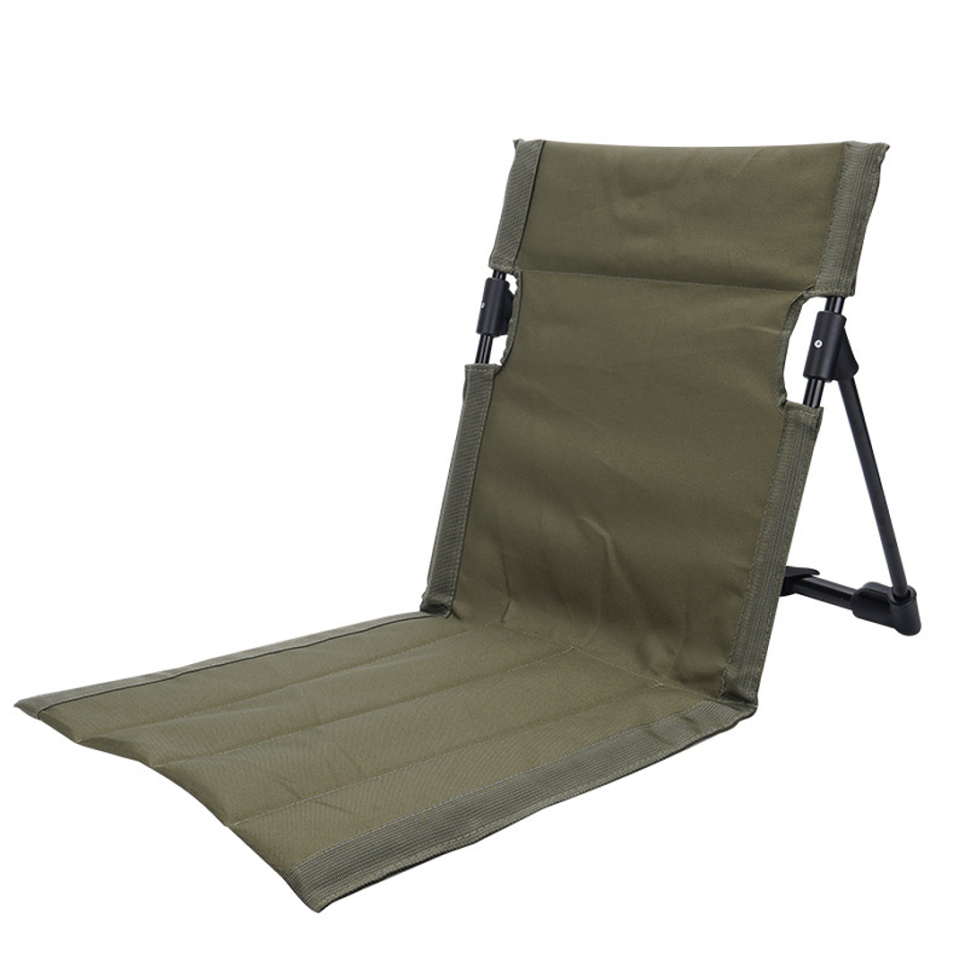 Asiento Silla Plegable Con Respaldo Reforzado Para Camping 1