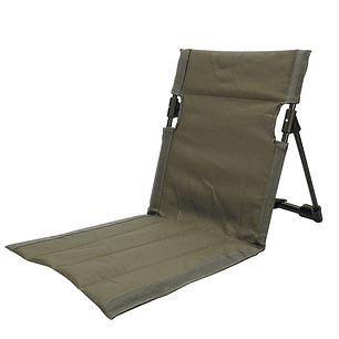 Asiento Silla Plegable Con Respaldo Reforzado Para Camping
