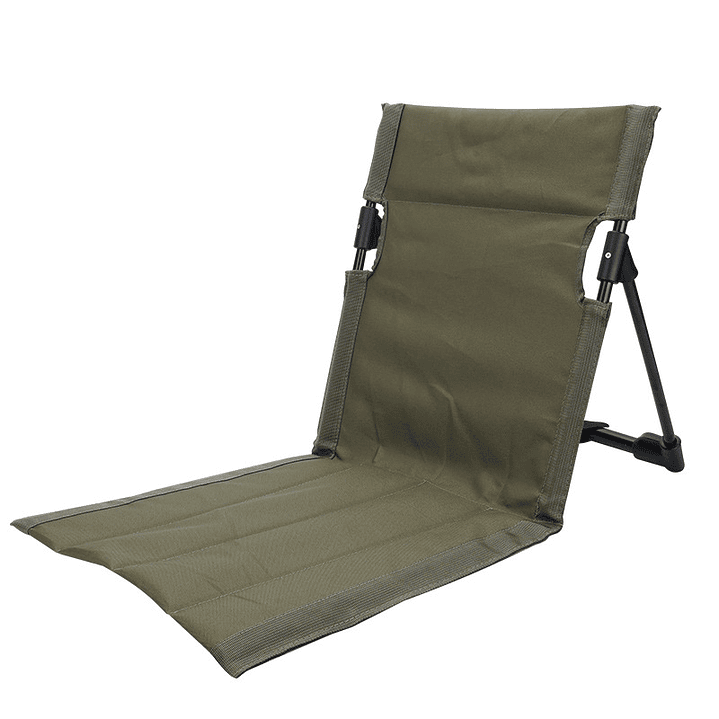 Asiento Silla Plegable Con Respaldo Reforzado Para Camping 1