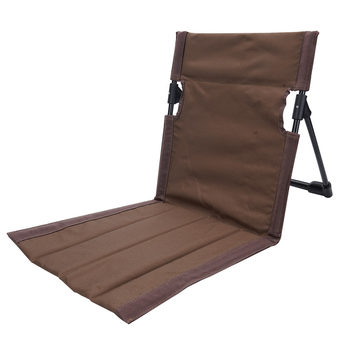 Asiento Silla Plegable Con Respaldo Reforzado Para Camping 2