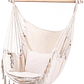 Hamaca Silla Columpio Grande 1.2m Ancho Con Cogines - Miniatura 6