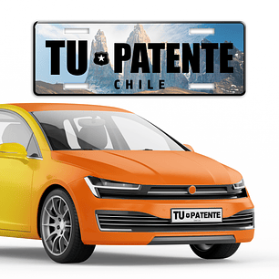 10 patentes para vehículo Personalizado