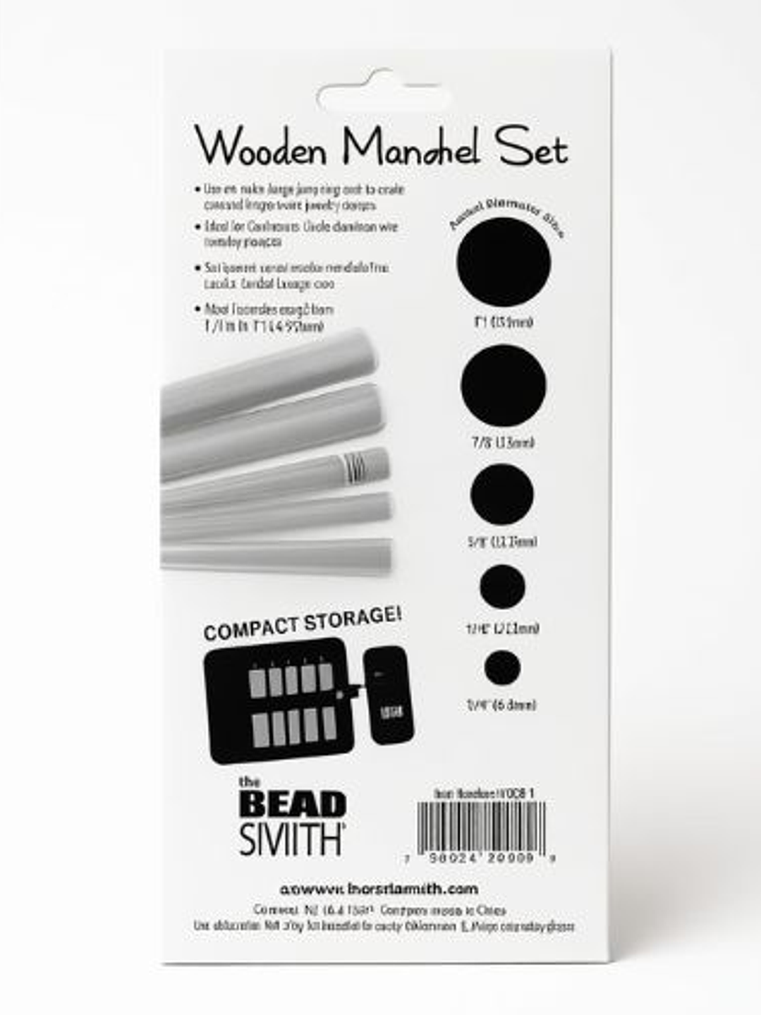 Set de Mandriles de Madera 2