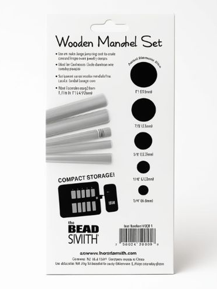 Set de Mandriles de Madera 2