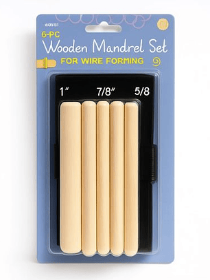 Set de Mandriles de Madera