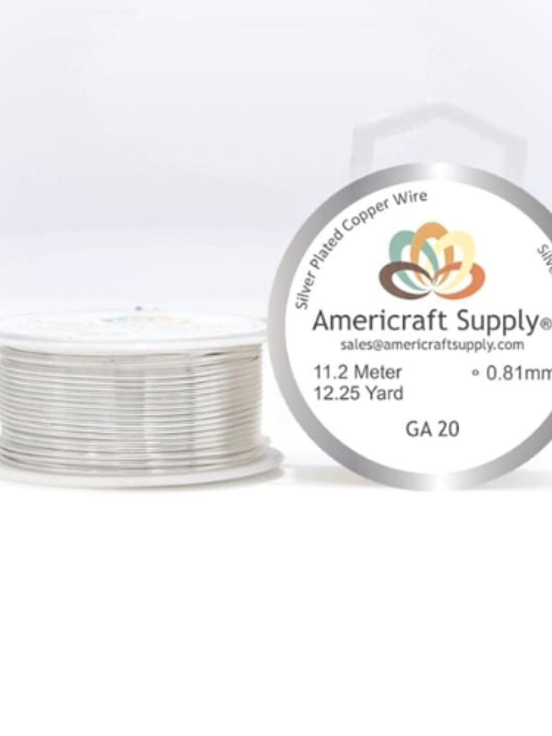 Alambre americraft supply silver calibre 20 - 5mtrs 1