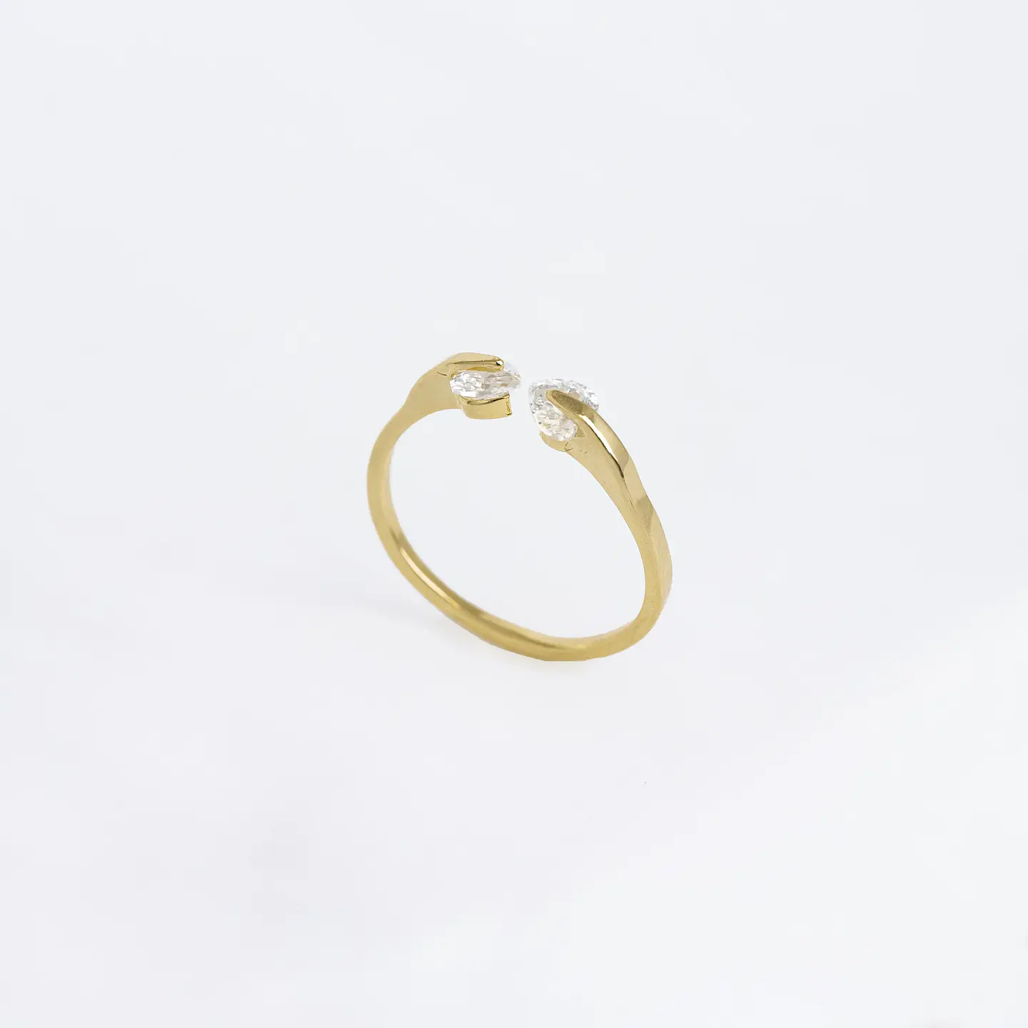 Anillo Circonia Corazon Ajustable 1
