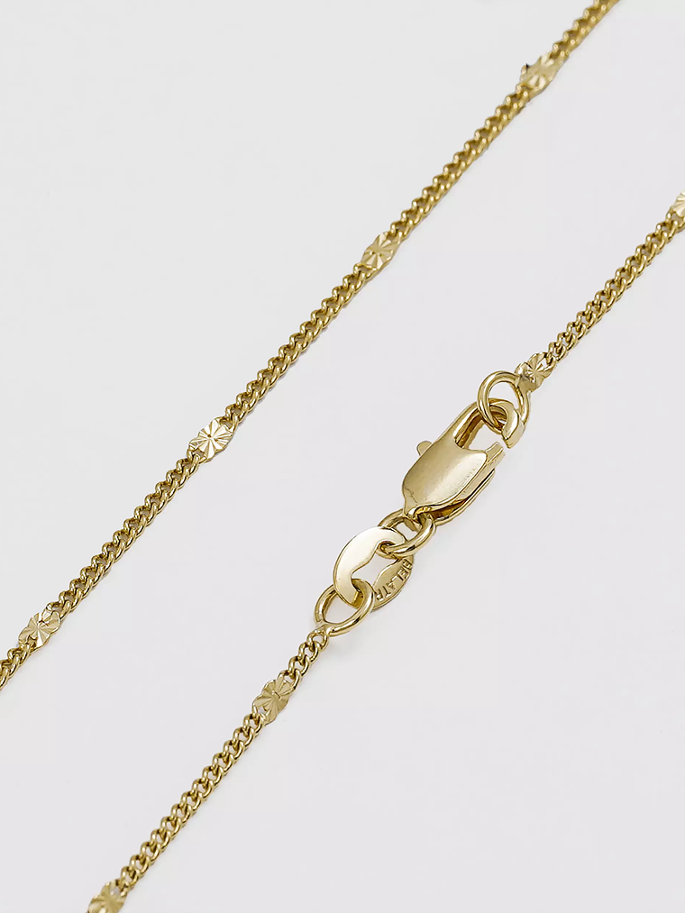 Cuban Woven Chain with Sparkles 1