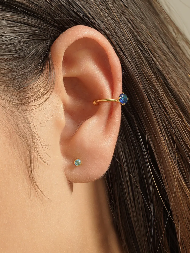  Piercing fake 1.4cm AZUL 2