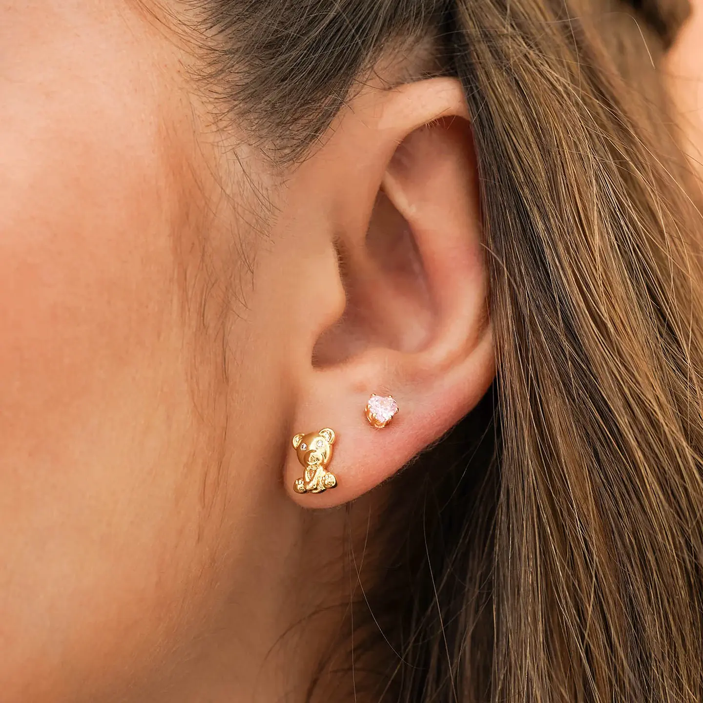 Arete Osito Teddy 2