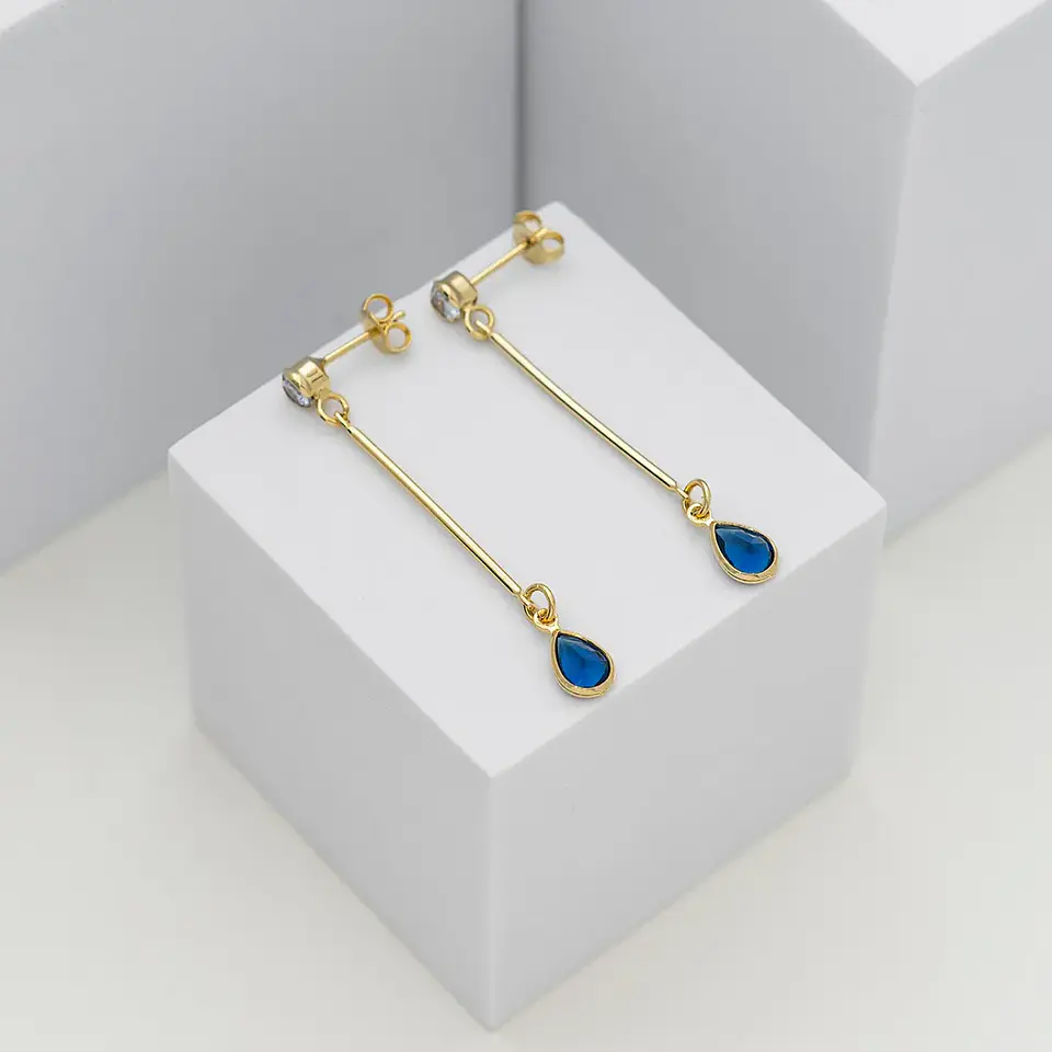 L Blue Earring 3