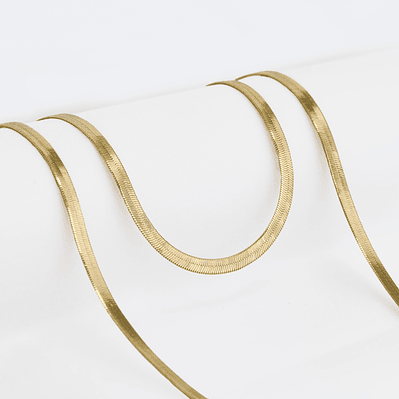 Cadena Tejido Egipcio 40 Cms + Extensor