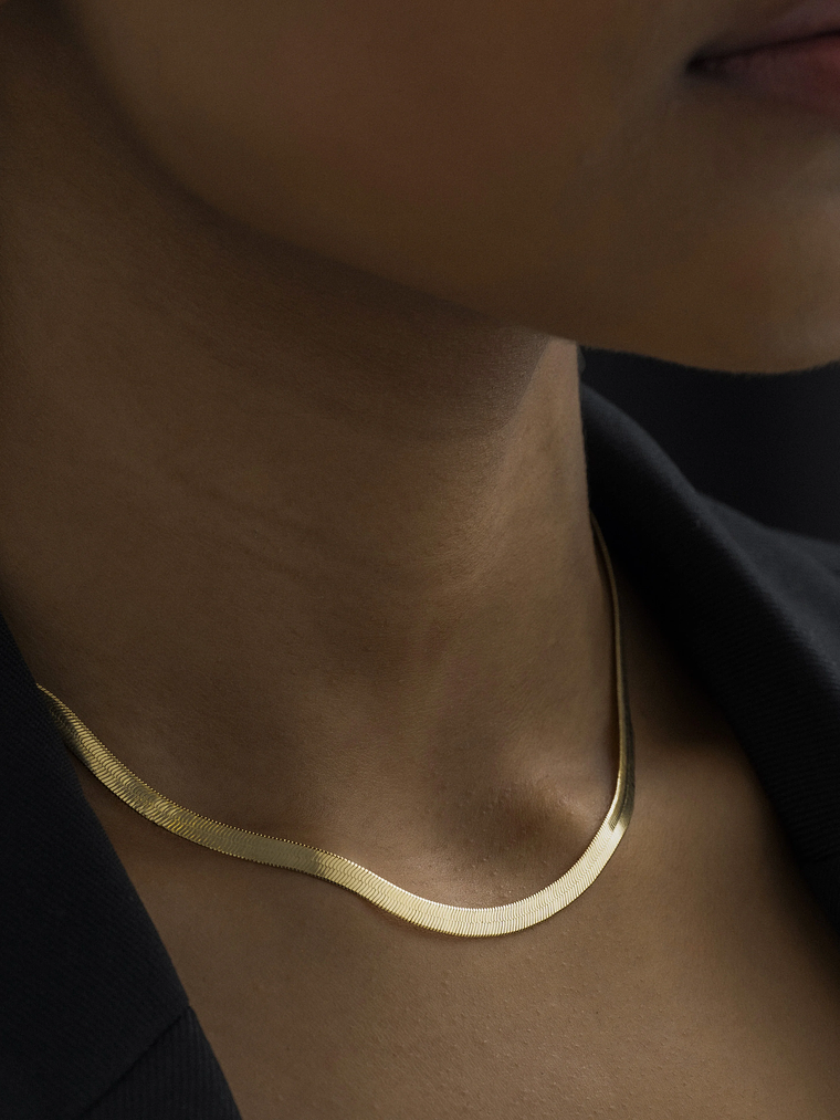 Cadena Tejido Egipcio 40 Cms + Extensor 3