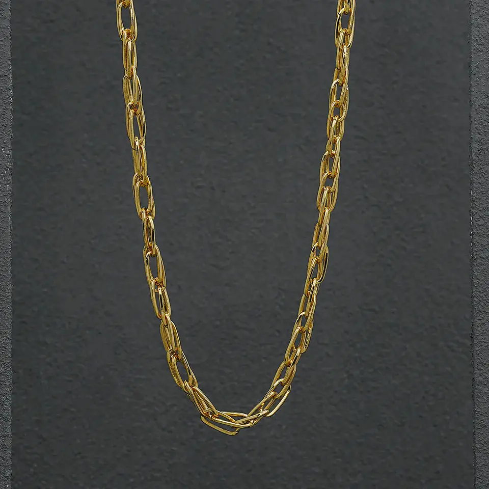 Cadena Tejido Candado 65 Cms| Moda |Joyería fina 3