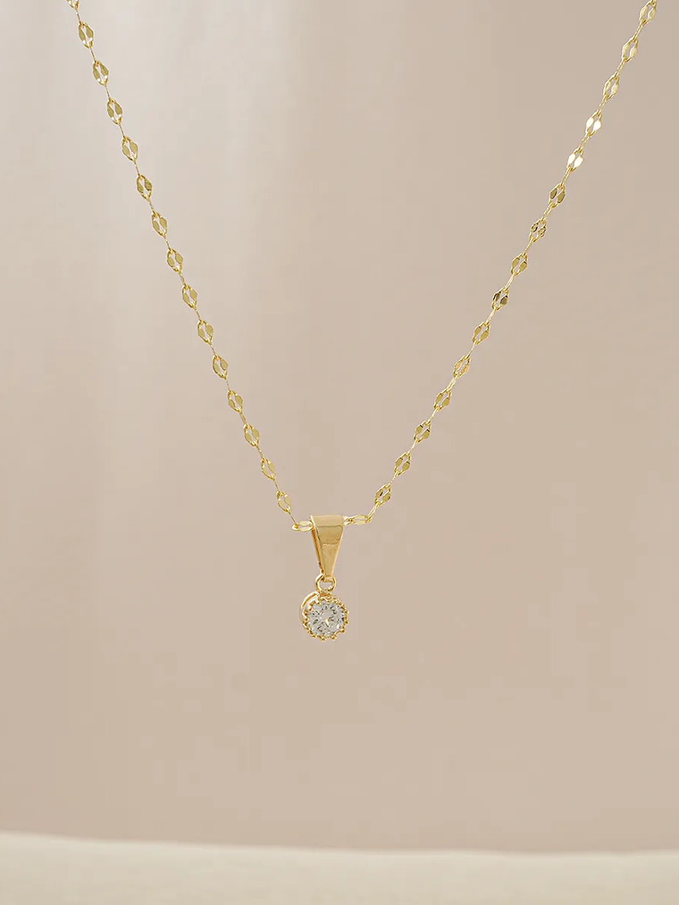 Cadena tejido Espejo mediana  2