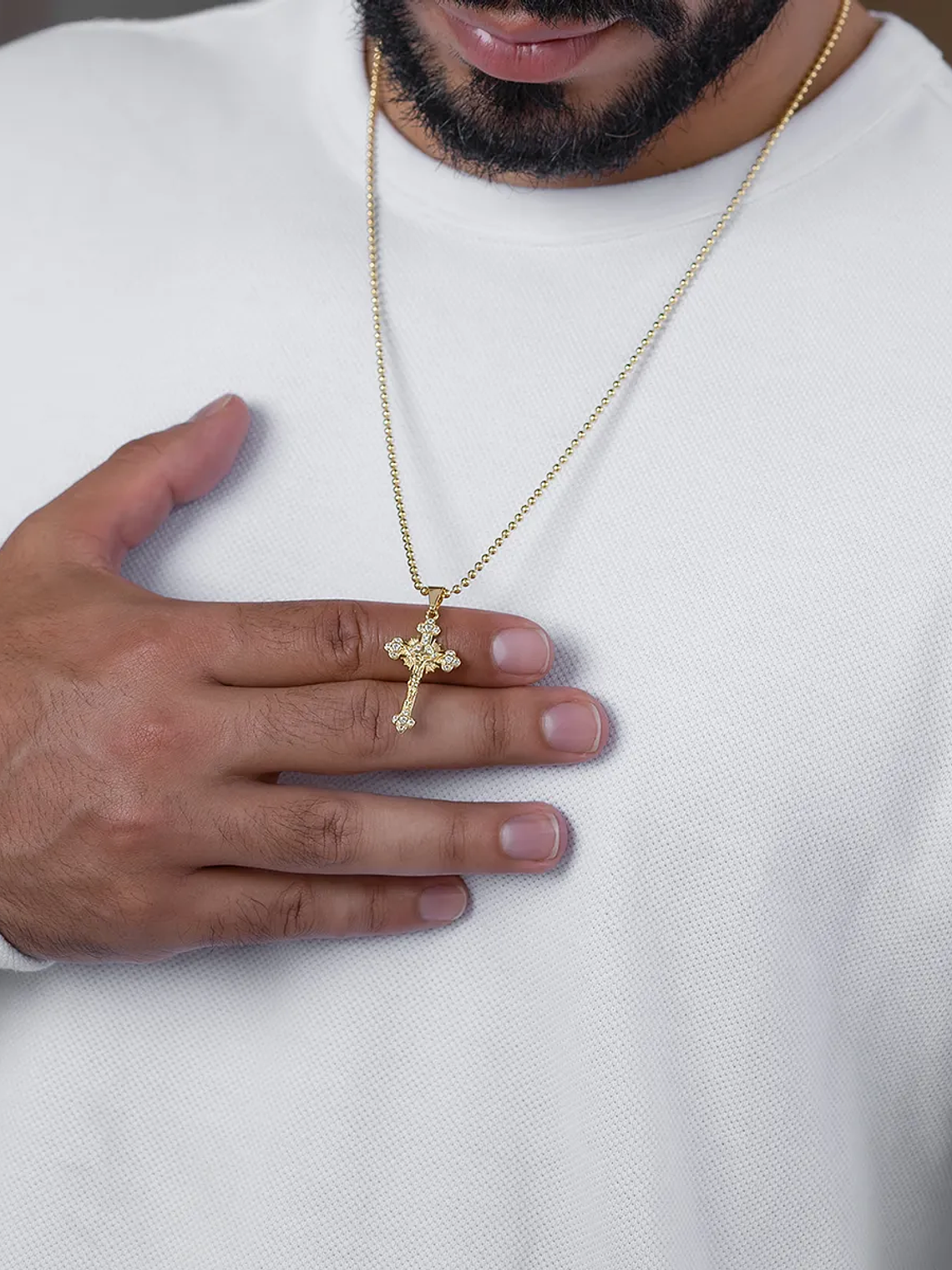 Cadena Tejido Militar Mediana  3