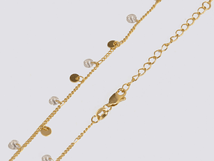 Cadena tejido Cubana Circonias 