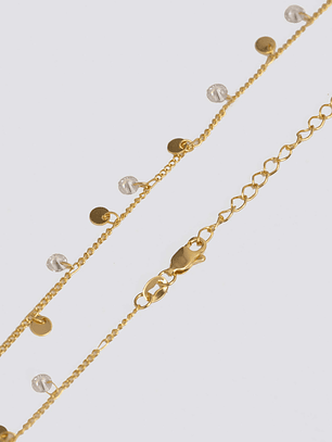 Cadena tejido Cubana Circonias 