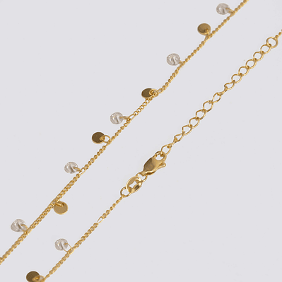 Cadena tejido Cubana Circonias 