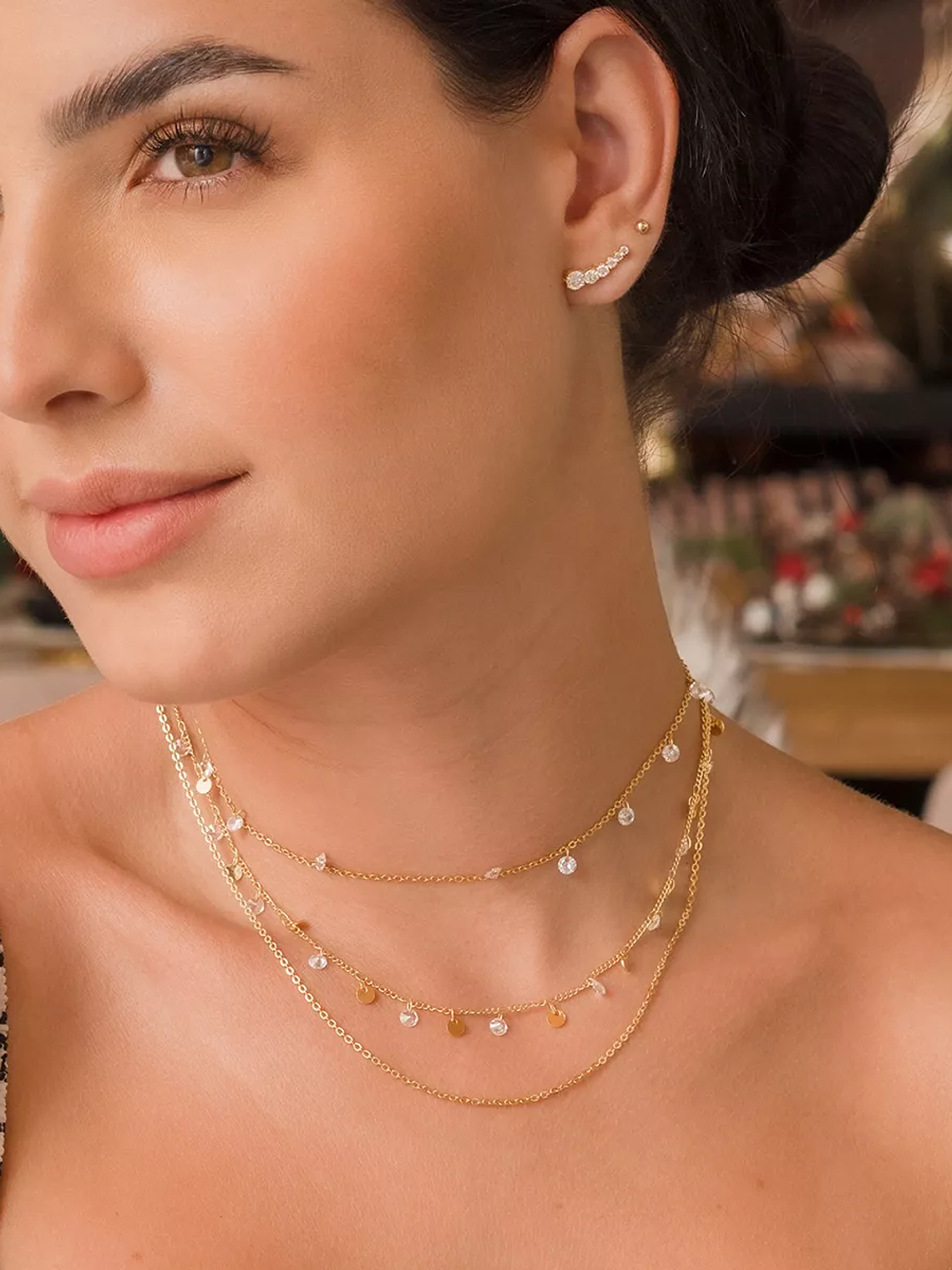 Cadena tejido Cubana Circonias  2