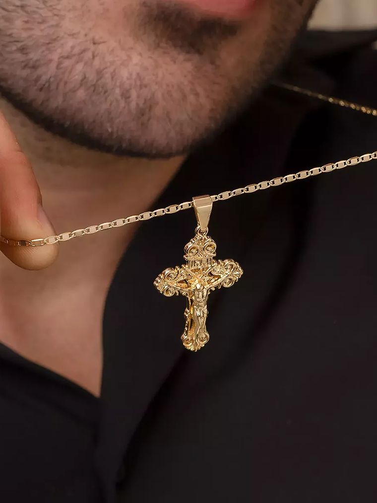 Cadena Tejido Escalera delgada Plana Lisa 1