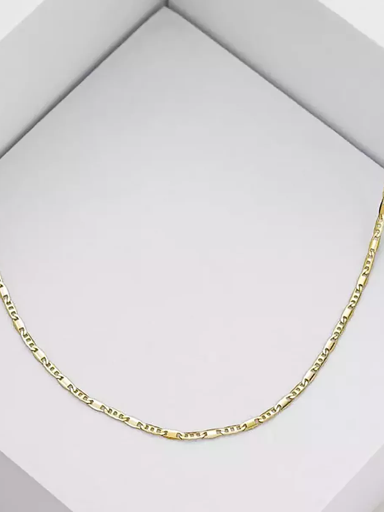 Cadena Tejido Escalera y Plana  2