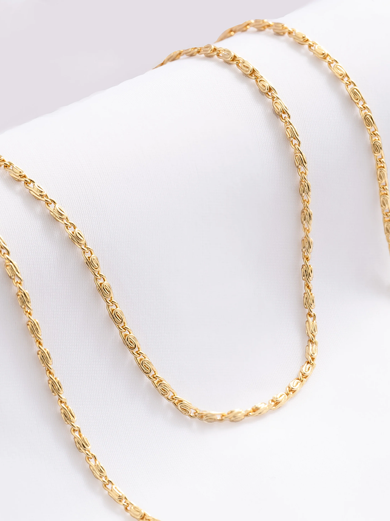 Cadena Tejido Caracol Gruesa  1