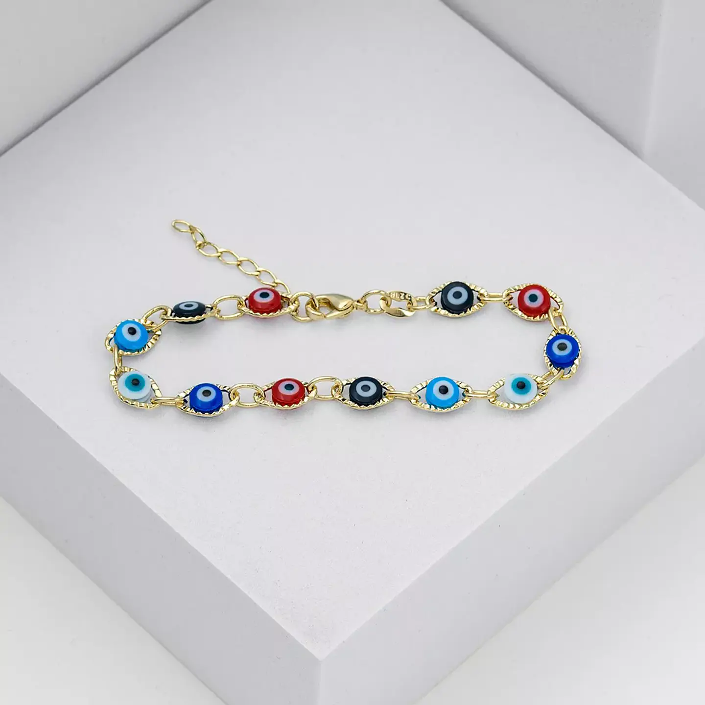 Pulsera Ojo Turco Multicolor + Extensor 2