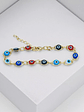 Pulsera Ojo Turco Multicolor + Extensor - Miniatura 2