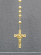 Rosario para caballero San Benito en oro laminado 18K - Miniatura 3