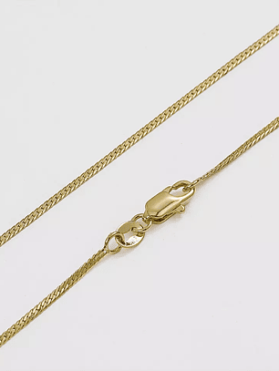 Cadena Tejido Serpiente Plana Delgada