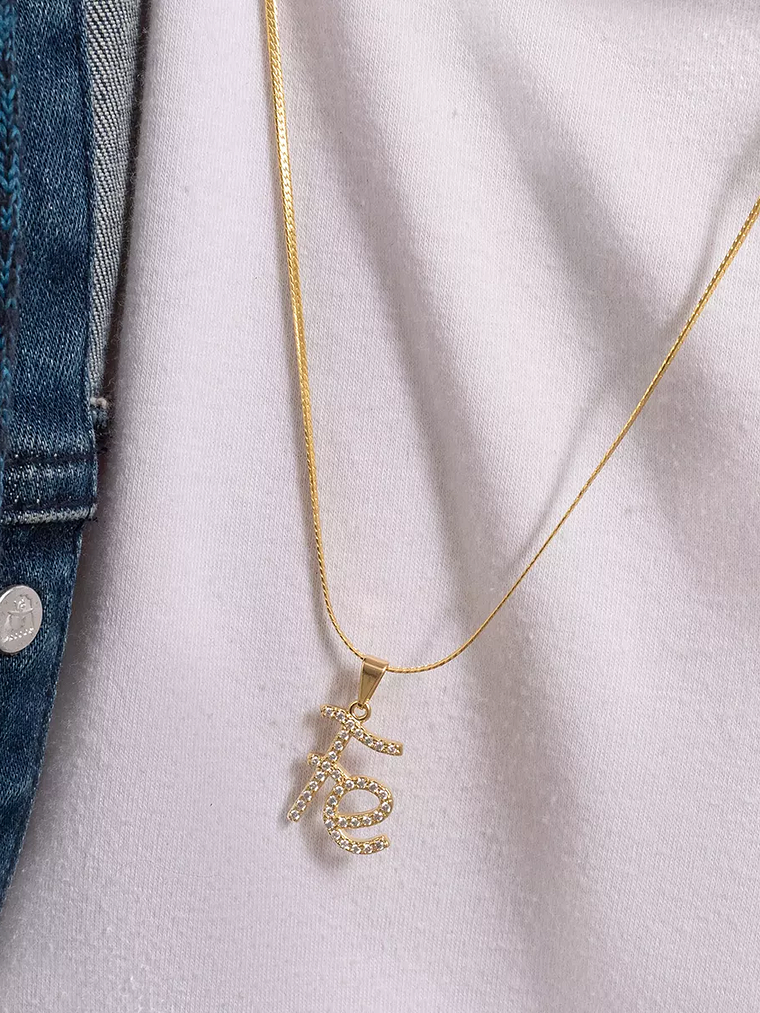 Cadena Tejido Serpiente Plana Delgada 3