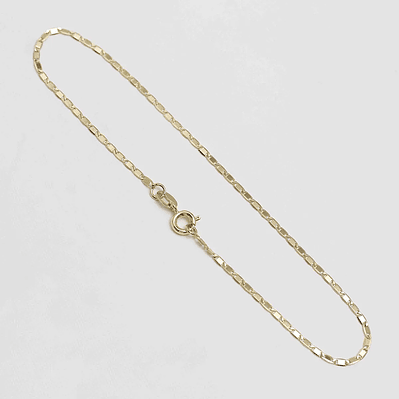 Tobillera Escalera Delg. Plana Lisa 