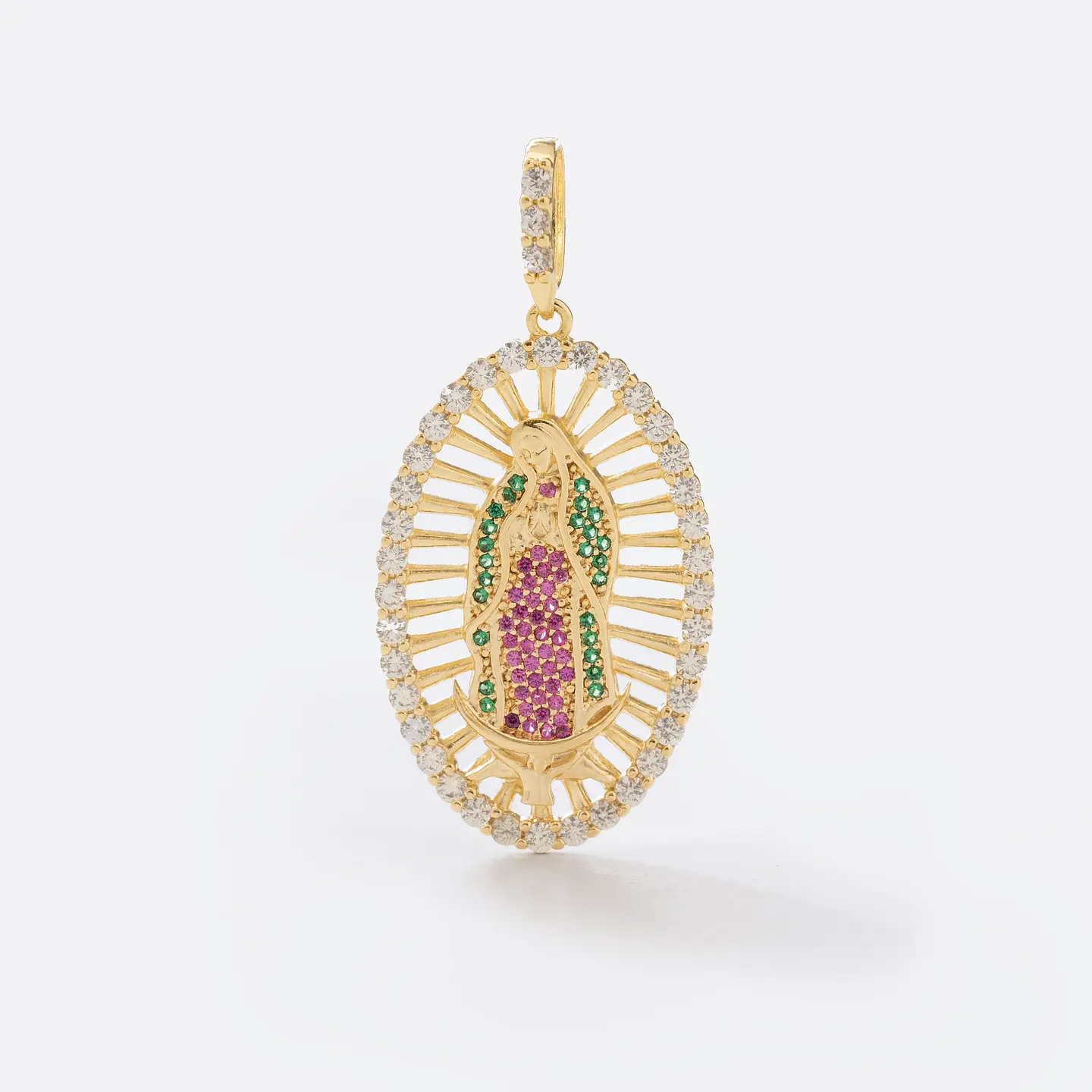 Dije Virgen Guadalupe Swarovski 2